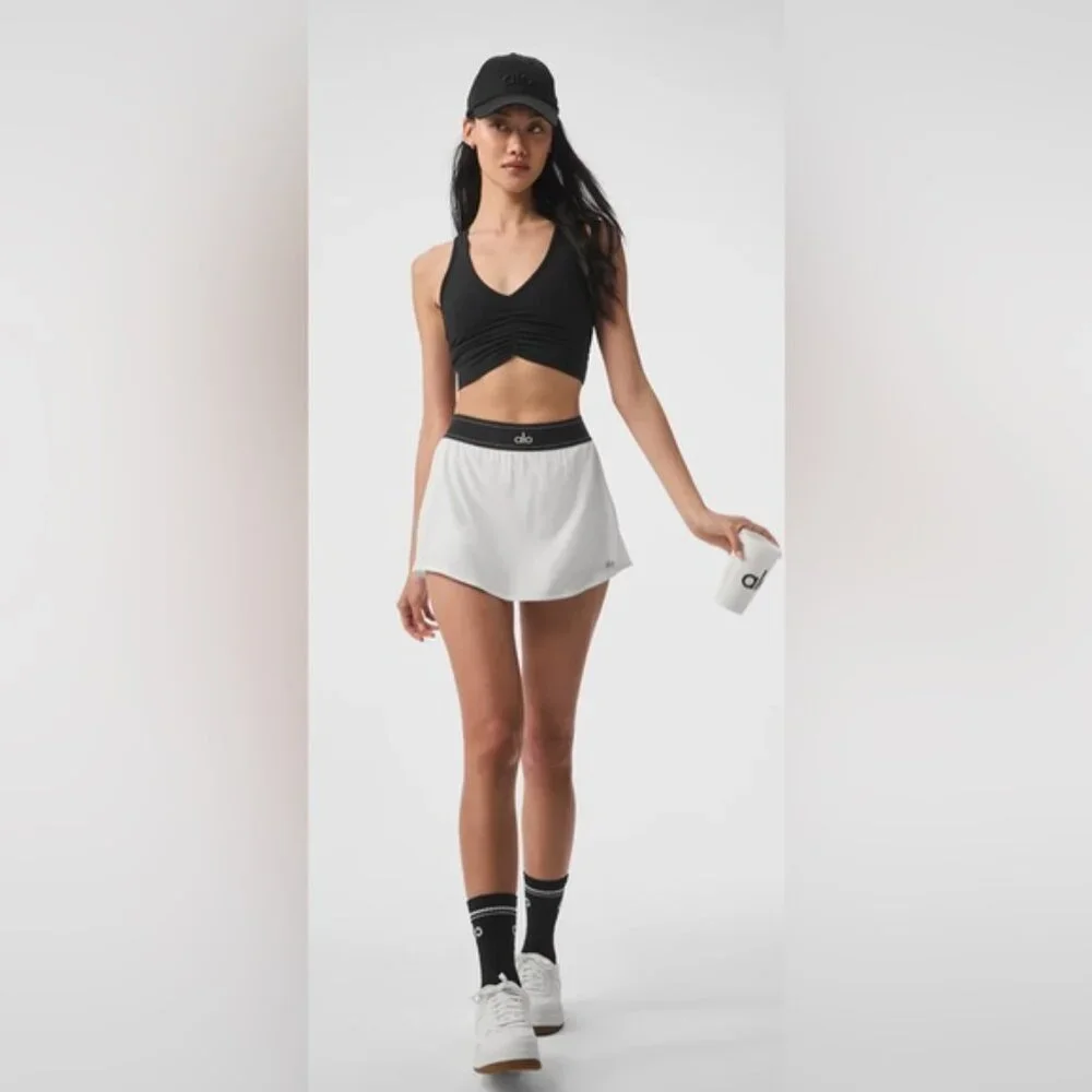 🆕ALO🎱 Match Point Tennis Skirt Core: White Sz Large